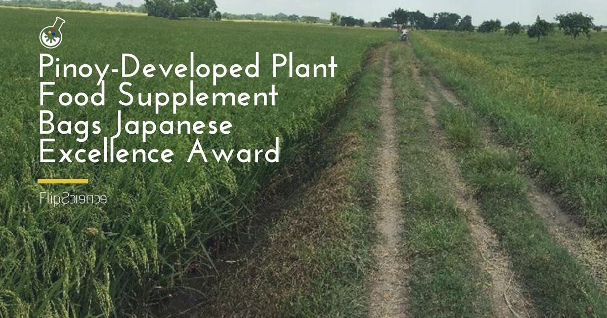 Filipino-developed plant food supplement wins Japanese excellence award