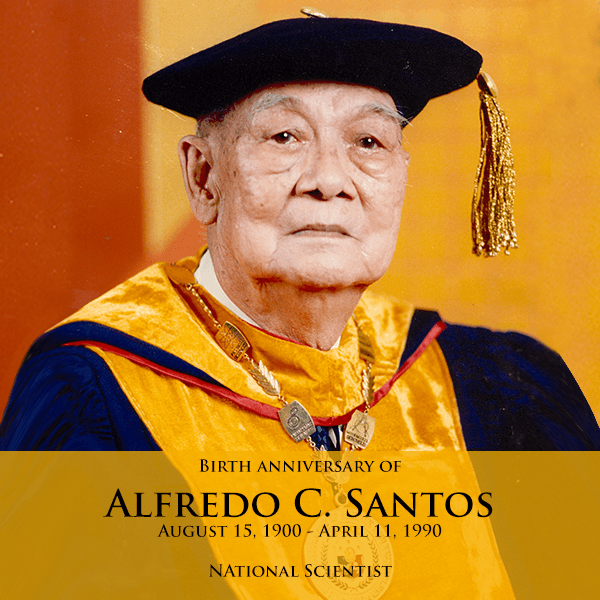 national scientist, alfredo c. santos