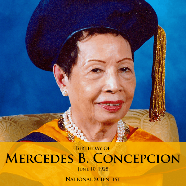 national scientist, mercedes b. concepcion