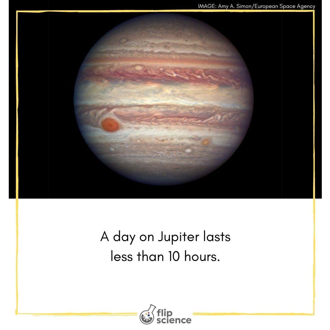 Want your days to go by faster? Go to Jupiter