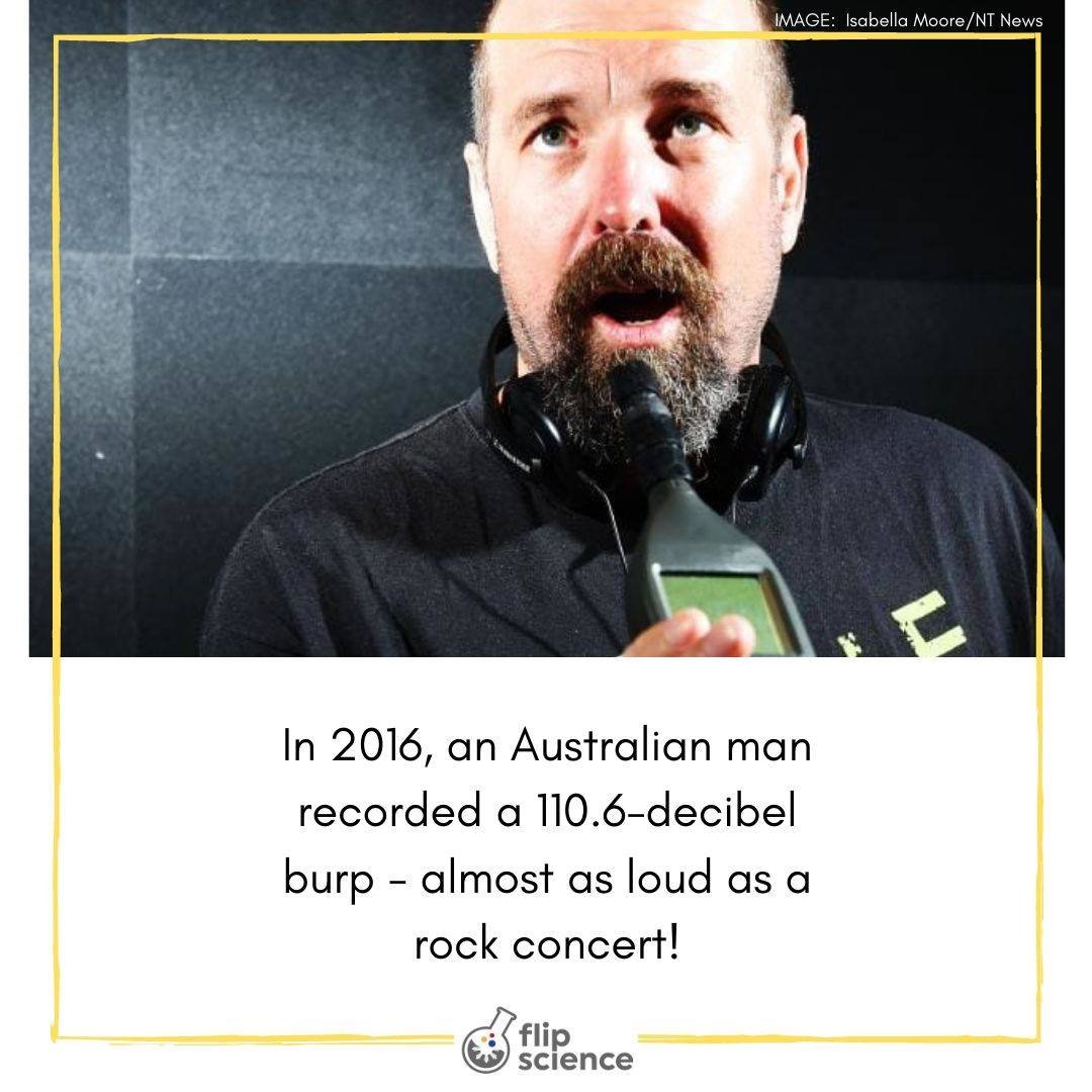 FlipFact (July 30, 2019): The burp heard ’round the world