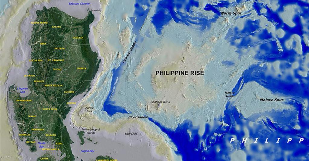 philippine rise, benham rise