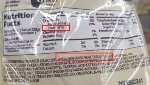 trans fat, trans fats, food label, nutrition facts, hydrogenated