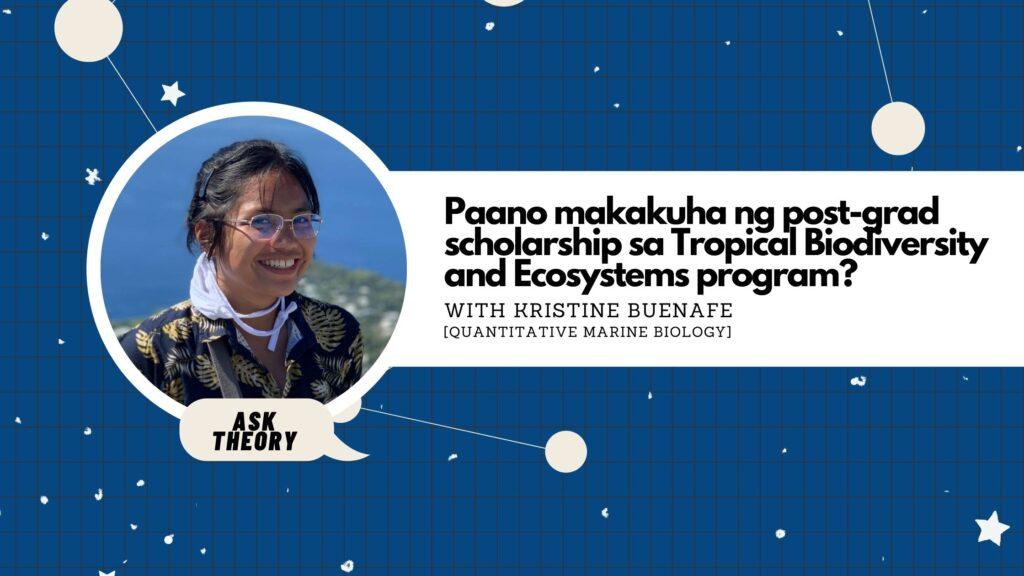 ask theory, quantitative marine biology, kristine buenafe, tropimundo