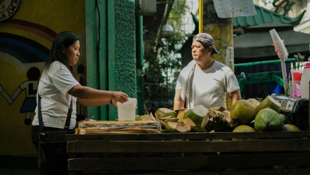 a food cart in manila